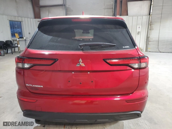 2024 Mitsubishi Outlander ES with VIN JA4J4UA83RZ004065, listed as a Copart auction lot 81395564 with 18,363 mi miles and Salvage Title. Bid and sale history available at carsss.com. Image 6.