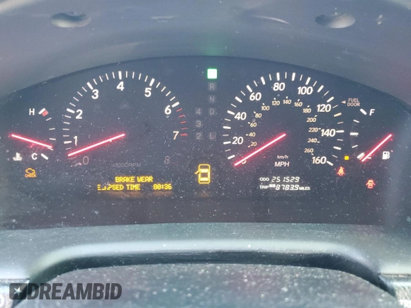 2003 Lexus LS 430 with VIN JTHBN30F430103845, listed as a Copart auction lot 44821795 with 251,529 mi miles and Salvage Title. Bid and sale history available at DreamBid. Image 9.