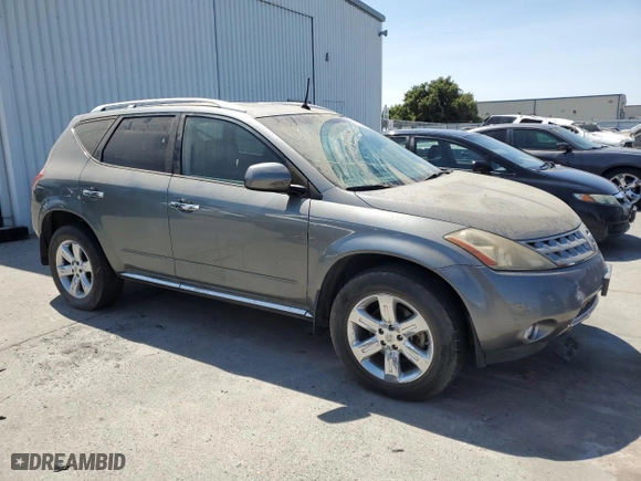 2007 Nissan Murano S with VIN JN8AZ08W47W640002, listed as a Copart auction lot 65936704 with 117,762 mi miles and Salvage Title. Bid and sale history available at carsss.com. Image 4.