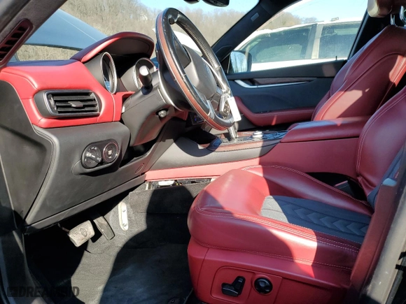 2020 Maserati Levante GranLusso with VIN ZN661XUL1LX354981, listed as a Copart auction lot 43212585 with 53,057 mi miles and Non Repairable. Bid and sale history available at carsss.com. Image 7.