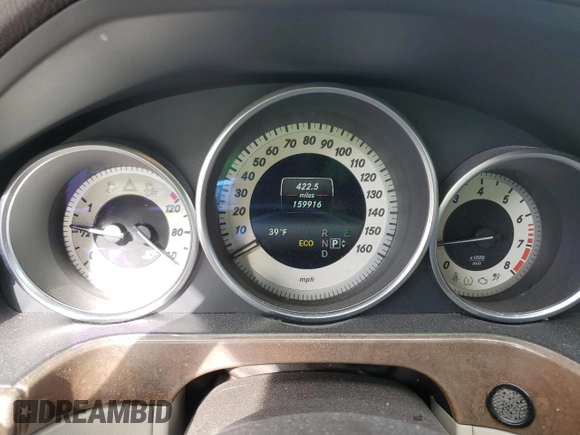 2014 Mercedes-Benz E E 350 Luxury with VIN WDDHF8JB6EA860573, listed as a Copart auction lot 44491065 with 159,916 mi miles and Salvage Title. Bid and sale history available at carsss.com. Image 9.