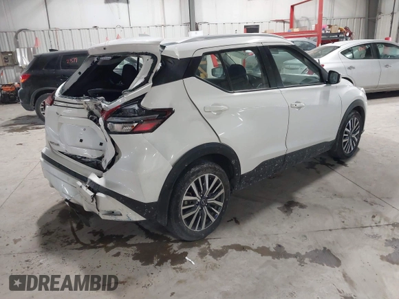 2023 Nissan Kicks SV with VIN 3N1CP5CV9PL499104, listed as a IAAI auction lot 41599818 with 36,009 mi miles. Bid and sale history available at carsss.com. Image 4.