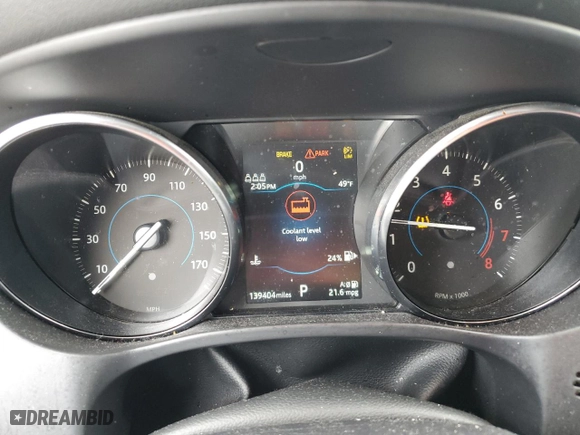 2020 Jaguar F-PACE 25t Premium with VIN SADCJ2FX9LA645355, listed as a Copart auction lot 51465515 with 139,404 mi miles and Salvage Title. Bid and sale history available at carsss.com. Image 9.