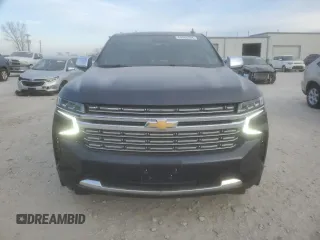 2023 Chevrolet Tahoe Premier with VIN 1GNSCSKD4PR563710, listed as a Copart auction lot 84965394 with 17,528 mi miles and Salvage title. Bid and sale history available at DreamBid. Image 5.