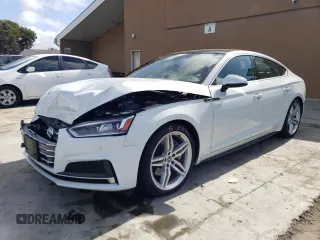 2018 Audi A5 Sportback Premium Plus with VIN WAUENCF50JA073292, listed as a Copart auction lot 71502713 with 39,232 mi miles. Bid and sale history available at carsss.com. Image 1.