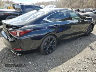 2022 Lexus ES 350 F Sport with VIN 58AGZ1B10NU132695, listed as a Copart auction lot 53422605 with 28,811 mi miles and Non repairable. Bid and sale history available at DreamBid. Image 3.