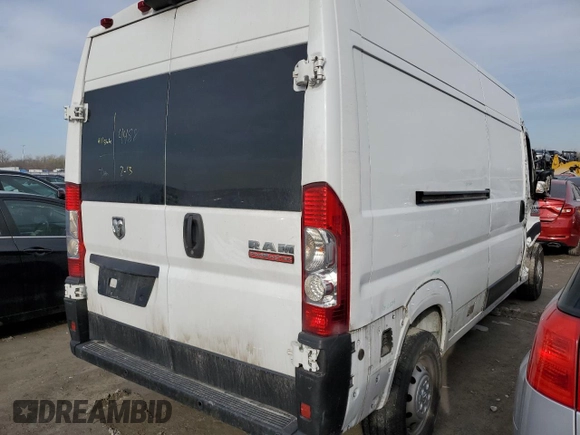 2019 Ram ProMaster Cargo with VIN 3C6URVHG8KE504013, listed as a Copart auction lot 58715384 with 275,798 mi miles and Non Repairable. Bid and sale history available at DreamBid. Image 3.