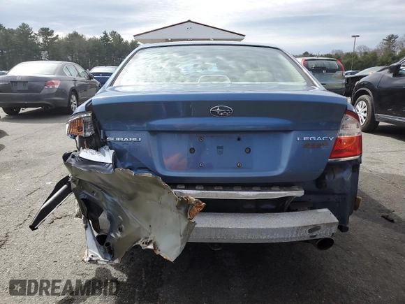 2008 Subaru Legacy Limited with VIN 4S3BL626787217231, listed as a Copart auction lot 50926715 with 204,828 mi miles and Salvage title. Bid and sale history available at DreamBid. Image 6.