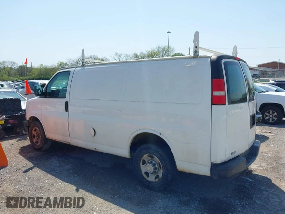 2012 Chevrolet Express Cargo Van with VIN 1GCWGFCA6C1147841, listed as a IAAI auction lot 42042056 with 248,374 mi miles. Bid and sale history available at carsss.com. Image 14.