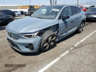 2023 Volvo C40 Recharge Pure Electric Plus with VIN YV4ED3GL2P2057274, listed as a Copart auction lot 64953304 with 12,459 mi miles and Salvage Title. Bid and sale history available at carsss.com. Image 1.