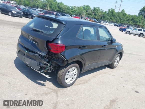 2022 Hyundai Venue SE with VIN KMHRB8A37NU207652, listed as a IAAI auction lot 42536051 with 36,828 mi miles and . Bid and sale history available at DreamBid. Image 4.