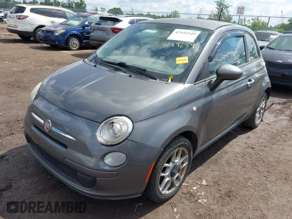 2013 FIAT 500 Pop z VIN 3C3CFFAR0DT548590, wystawiony jako IAAI lot #42442549 z przebiegiem 178 205 mil mil oraz . Historia ofert i sprzedaży dostępna na DreamBid. Obrazek 2.