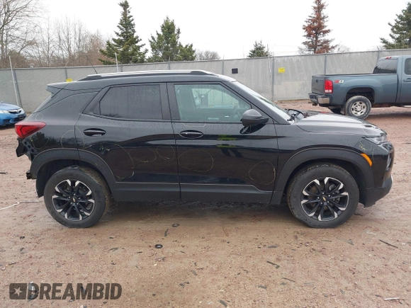 2022 Chevrolet TrailBlazer LT with VIN KL79MRSL6NB012136, listed as a IAAI auction lot 42081098 with 34,760 mi miles. Bid and sale history available at carsss.com. Image 14.