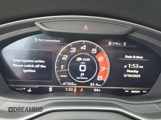 2018 Audi SQ5 Prestige with VIN WA1C4AFY6J2098746, listed as a Copart auction lot 56747805 with 47,566 mi miles and Salvage title. Bid and sale history available at DreamBid. Image 9.