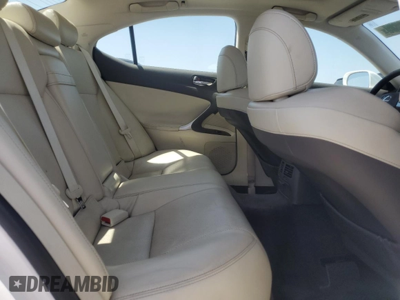 2011 Lexus IS 250 with VIN JTHBF5C2XB5132253, listed as a Copart auction lot 55254745 with 106,715 mi miles and Clean Title. Bid and sale history available at DreamBid. Image 10.