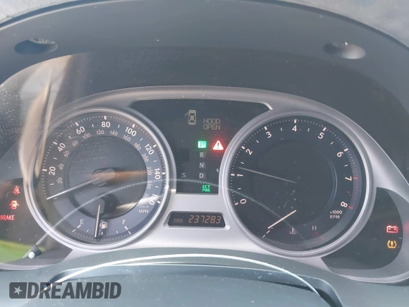 2007 Lexus IS 250 with VIN JTHBK262675042319, listed as a IAAI auction lot 42033877 with 237,283 mi miles and . Bid and sale history available at DreamBid. Image 7.
