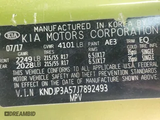 2018 Kia Soul + with VIN KNDJP3A57J7892493, listed as a Copart auction lot 45293575 with 55,560 mi miles and Salvage Title. Bid and sale history available at carsss.com. Image 14.