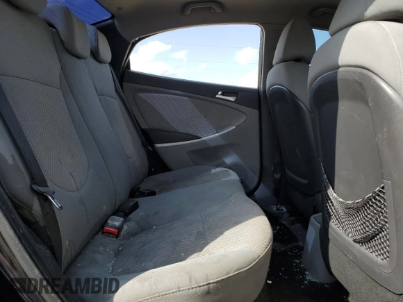 2013 Hyundai Accent GLS with VIN KMHCT4AE3DU394772, listed as a Copart auction lot 53998105 with 130,026 mi miles and Salvage Title. Bid and sale history available at carsss.com. Image 10.