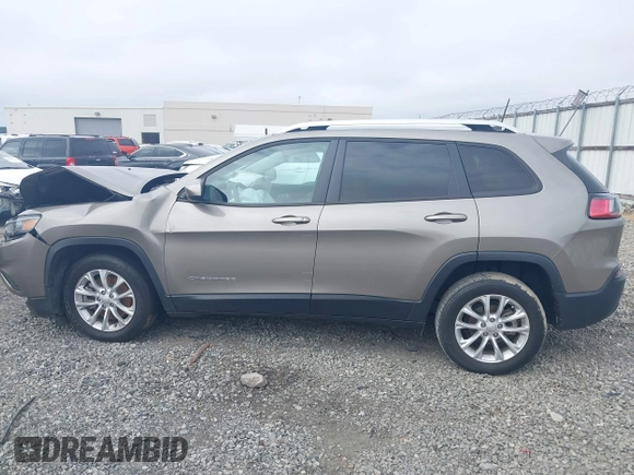 2020 Jeep Cherokee Latitude with VIN 1C4PJLCB8LD525508, listed as a IAAI auction lot 40972966 with 28,609 mi miles and . Bid and sale history available at DreamBid. Image 14.