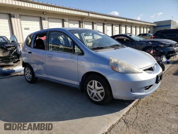 2008 Honda Fit with VIN JHMGD38408S008707, listed as a Copart auction lot 52758965 with 132,193 mi miles and Salvage Title. Bid and sale history available at carsss.com. Image 4.