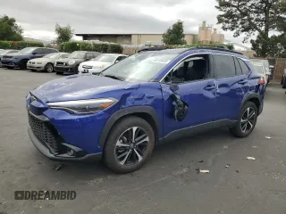 2024 Toyota Corolla Cross Hybrid S with VIN 7MUFBABGXRV037125, listed as a Copart auction lot 65248665 with 8,121 mi miles and Salvage title. Bid and sale history available at DreamBid. Image 1.