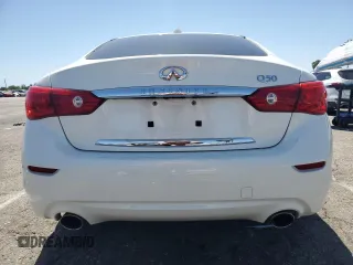2014 Infiniti Q50 with VIN JN1BV7AP4EM676534, listed as a Copart auction lot 60830545 with 94,948 mi miles and Salvage title. Bid and sale history available at DreamBid. Image 6.