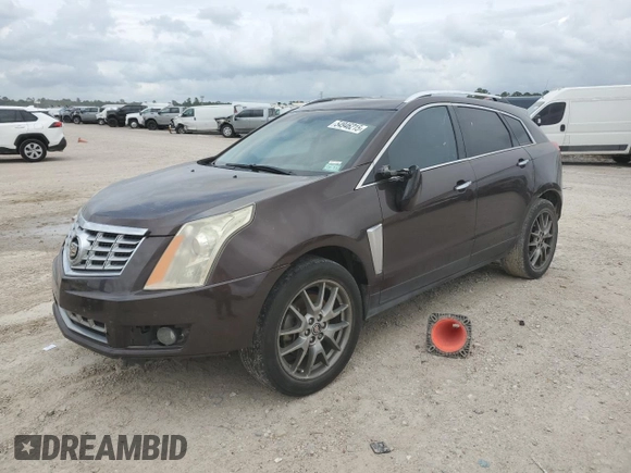2015 Cadillac SRX Performance Collection with VIN 3GYFNCE38FS571733, listed as a Copart auction lot 54946215 with 147,343 mi miles and Salvage title. Bid and sale history available at DreamBid. Image 1.