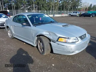 2003 Ford Mustang Standard with VIN 1FAFP40413F312108, listed as a IAAI auction lot 41954137 with 90,415 mi miles. Bid and sale history available at carsss.com. Image 1.