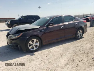 2014 Kia Optima LX with VIN 5XXGM4A76EG337882, listed as a Copart auction lot 53043565 with 98,142 mi miles and Salvage Title. Bid and sale history available at carsss.com. Image 1.