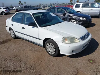 2000 Honda Civic LX with VIN 2HGEJ6673YH502410, listed as a IAAI auction lot 41992745 with 173,958 mi miles. Bid and sale history available at carsss.com. Image 1.