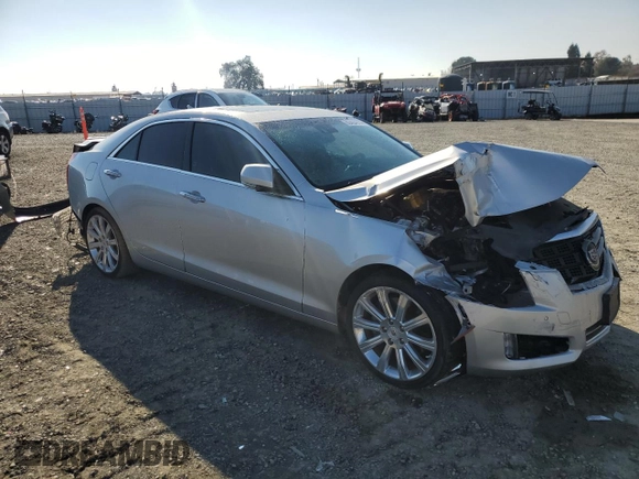 2013 Cadillac ATS Premium with VIN 1G6AF5SX5D0159907, listed as a Copart auction lot 83404814 with 0 mi miles and Salvage Title. Bid and sale history available at carsss.com. Image 4.
