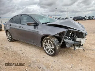 2015 Dodge Dart SXT with VIN 1C3CDFBB0FD253697, listed as a Copart auction lot 63331215 with 43,467 mi miles and Salvage title. Bid and sale history available at DreamBid. Image 4.