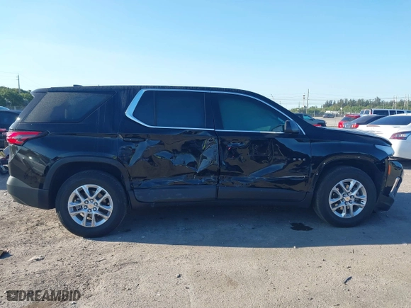 2023 Chevrolet Traverse LS with VIN 1GNERFKW9PJ340291, listed as a IAAI auction lot 41827755 with 16,677 mi miles. Bid and sale history available at carsss.com. Image 13.