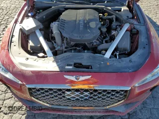 2019 Genesis G70 3.3T Advanced with VIN KMTG54LE2KU027924, listed as a Copart auction lot 42435405 with 47,200 mi miles and Salvage Title. Bid and sale history available at carsss.com. Image 11.