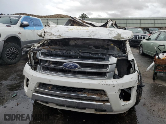 2017 Ford Expedition Max Platinum with VIN 1FMJK1LT7HEA37163, listed as a Copart auction lot 78303554 with Not provided miles and Salvage title. Bid and sale history available at DreamBid. Image 5.