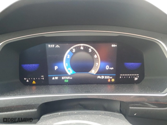 2022 Volkswagen Tiguan SE with VIN 3VV2B7AX4NM027151, listed as a Copart auction lot 49144925 with 87,749 mi miles and Salvage Title. Bid and sale history available at carsss.com. Image 9.