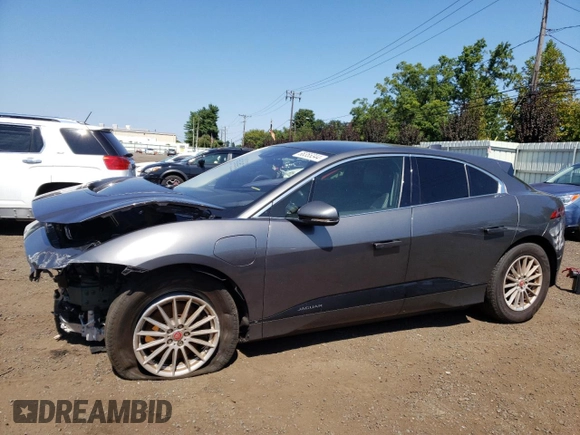 2020 Jaguar I-Pace S with VIN SADHB2S15L1F85176, listed as a Copart auction lot 68355344 with 25,579 mi miles and Salvage title. Bid and sale history available at DreamBid. Image 1.