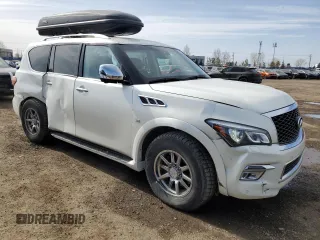 2015 Infiniti QX80 with VIN JN8AZ2NC6F9371858, listed as a Copart auction lot 51771265 with 200,954 mi miles and Salvage Title. Bid and sale history available at carsss.com. Image 4.