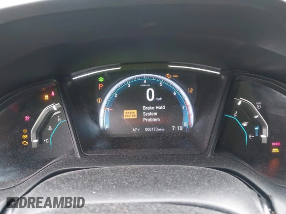 2019 Honda Civic Sedan LX with VIN 19XFC2F66KE024399, listed as a IAAI auction lot 42023498 with 50,173 mi miles. Bid and sale history available at carsss.com. Image 7.