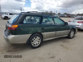 2001 Subaru Legacy Outback with VIN 4S3BH675916654192, listed as a Copart auction lot 48062875 with 186,247 mi miles and Salvage title. Bid and sale history available at DreamBid. Image 3.