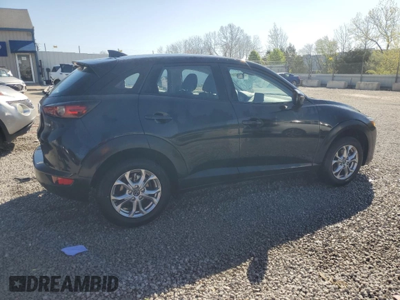 2021 Mazda CX-3 Sport with VIN JM1DKDB74M1503916, listed as a Copart auction lot 52999295 with 11,567 mi miles and Salvage Title. Bid and sale history available at DreamBid. Image 3.