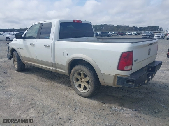 2010 Dodge Ram 1500 SLT with VIN 1D7RB1GT8AS127064, listed as a IAAI auction lot 41790917 with 280,000 mi miles. Bid and sale history available at carsss.com. Image 3.
