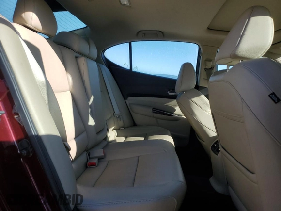 2016 Acura TLX with VIN 19UUB1F33GA000969, listed as a Copart auction lot 48366705 with 110,563 mi miles and Salvage Title. Bid and sale history available at carsss.com. Image 10.