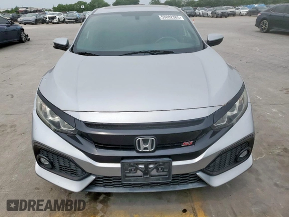2017 Honda Civic Sedan Si with VIN 2HGFC1E51HH705216, listed as a Copart auction lot 53082385 with 77,093 mi miles and Salvage Title. Bid and sale history available at carsss.com. Image 6.