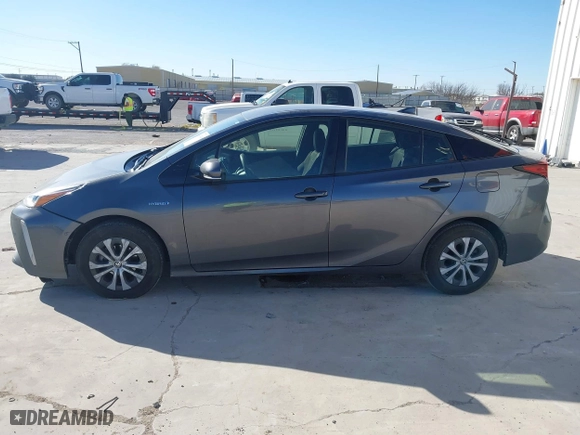 2019 Toyota Prius LE with VIN JTDL9RFUXK3012952, listed as a IAAI auction lot 41134169 with 76,125 mi miles. Bid and sale history available at carsss.com. Image 14.