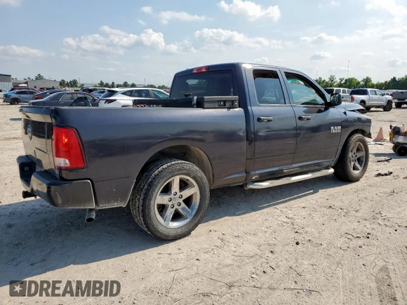 2017 Ram 1500 Tradesman with VIN 1C6RR6FG6HS524135, listed as a Copart auction lot 59474205 with 180,938 mi miles and Salvage title. Bid and sale history available at DreamBid. Image 3.