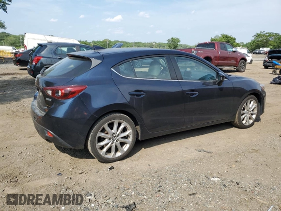 2016 Mazda 3 S Grand Touring with VIN JM1BM1N37G1332513, listed as a Copart auction lot 60492095 with 85,986 mi miles and Salvage title. Bid and sale history available at DreamBid. Image 3.