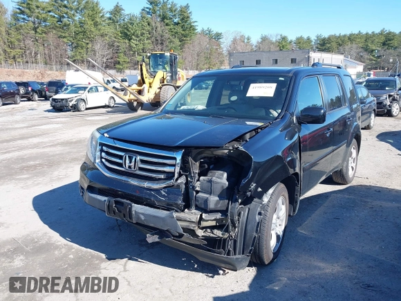 2013 Honda Pilot EX-L with VIN 5FNYF4H5XDB042112, listed as a IAAI auction lot 41989208 with 66,925 mi miles and . Bid and sale history available at DreamBid. Image 2.