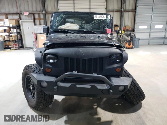 2008 Jeep Wrangler X with VIN 1J4FA24168L618711, listed as a Copart auction lot 48112525 with Not Provided miles and Salvage Title. Bid and sale history available at DreamBid. Image 5.