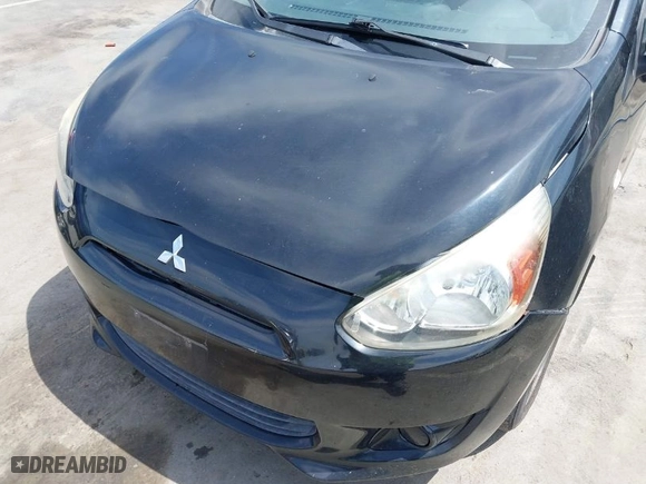 2014 Mitsubishi Mirage DE with VIN ML32A3HJ9EH008582, listed as a IAAI auction lot 42011332 with 135,260 mi miles. Bid and sale history available at carsss.com. Image 6.